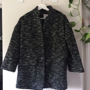 Bouclé anthropologie jacket